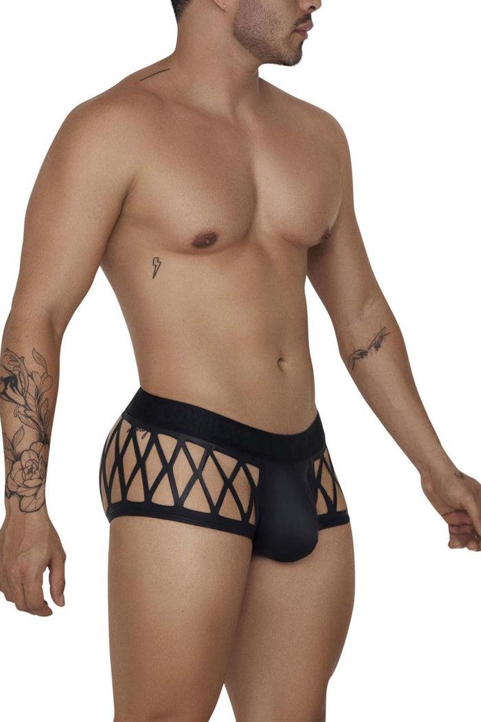 Clever Moda CandyMan 99691 Cage Trunks Color Black