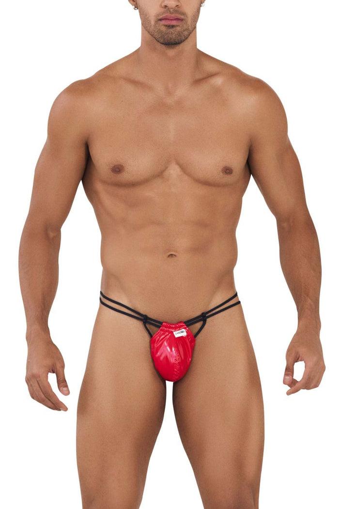 Clever Moda CandyMan 99711 Dom Thongs Color Red