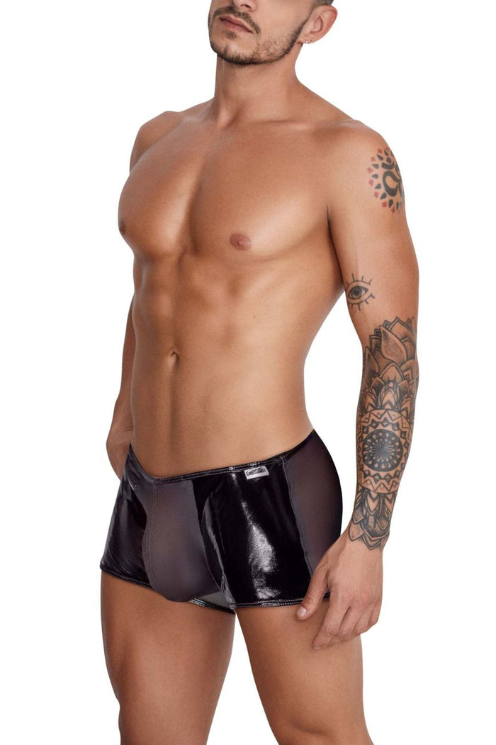 Clever Moda CandyMan 99737 Mesh Trunks Color Black