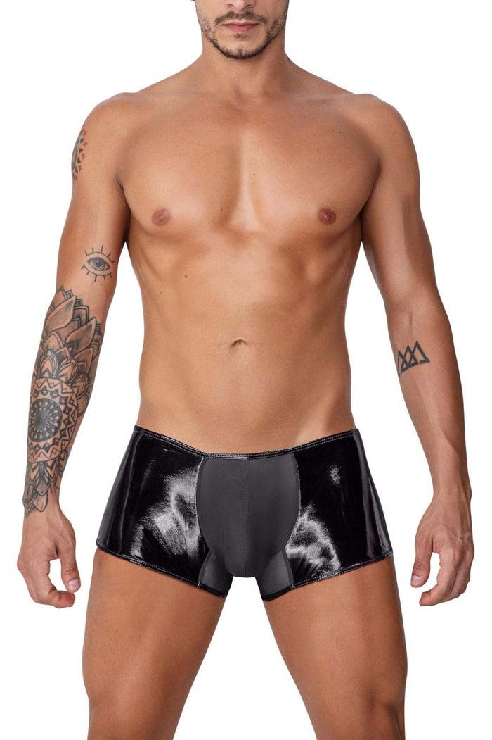 Clever Moda CandyMan 99737 Mesh Trunks Color Black