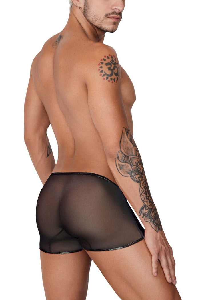 Clever Moda CandyMan 99737 Mesh Trunks Color Black