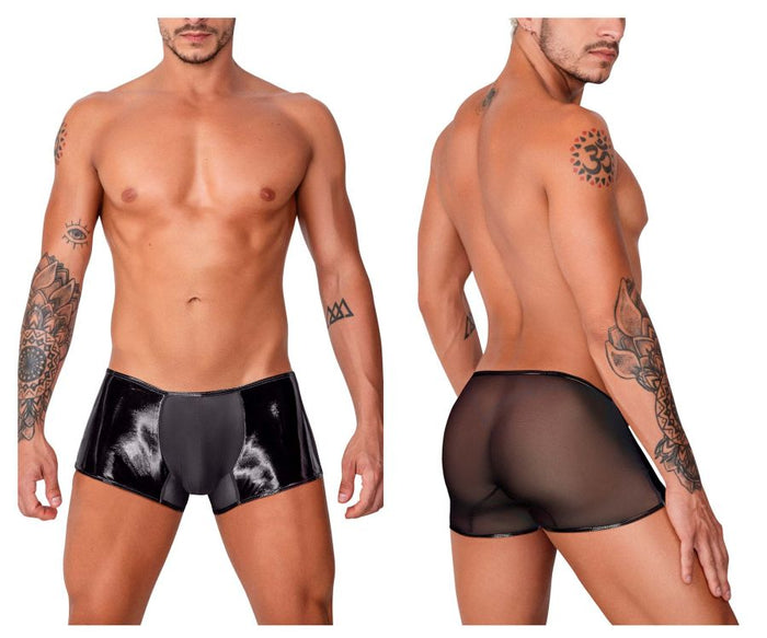 Clever Moda CandyMan 99737 Mesh Trunks Color Black