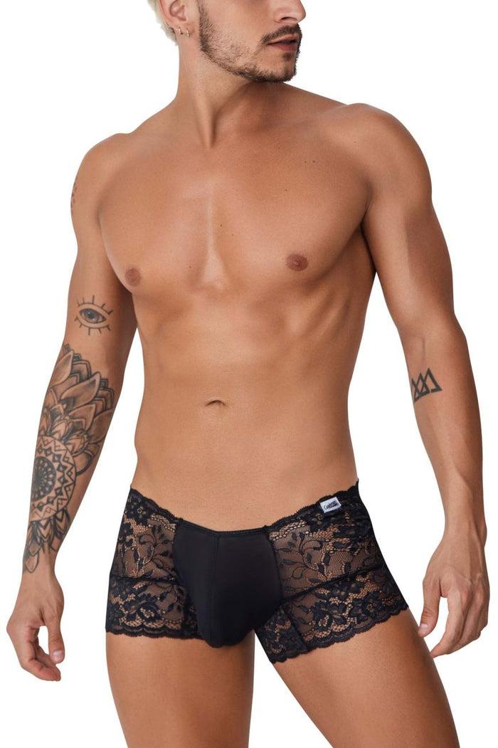 Clever Moda CandyMan 99745 Lace Trunks Color Black