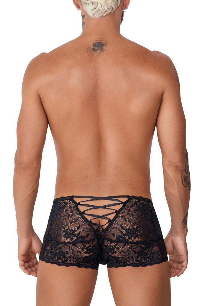 Clever Moda CandyMan 99745 Lace Trunks Color Black