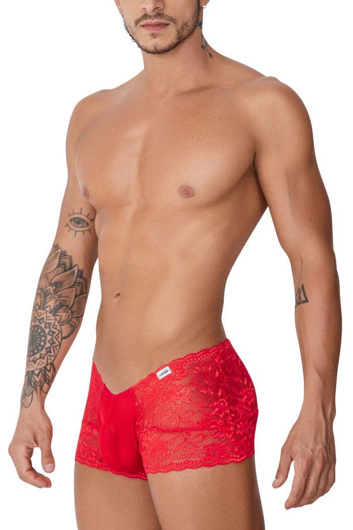 Clever Moda CandyMan 99745 Lace Trunks Color Red