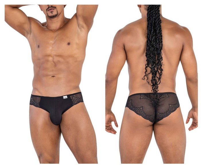 clever moda CandyMan 99769 Lace Briefs Color Black