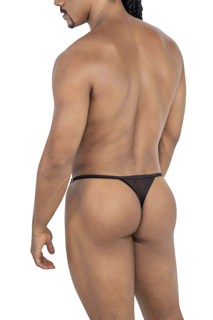 Clever Moda CandyMan 99776 Mesh Thongs Color Black