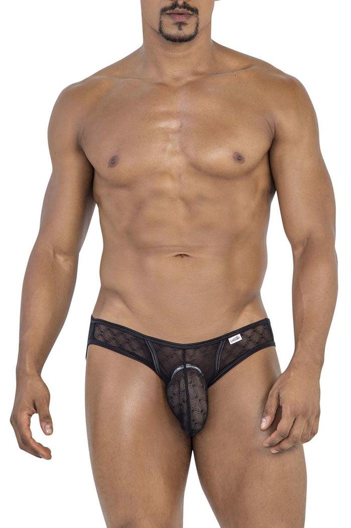 Clever Moda CandyMan 99812 Mesh Briefs Color Black