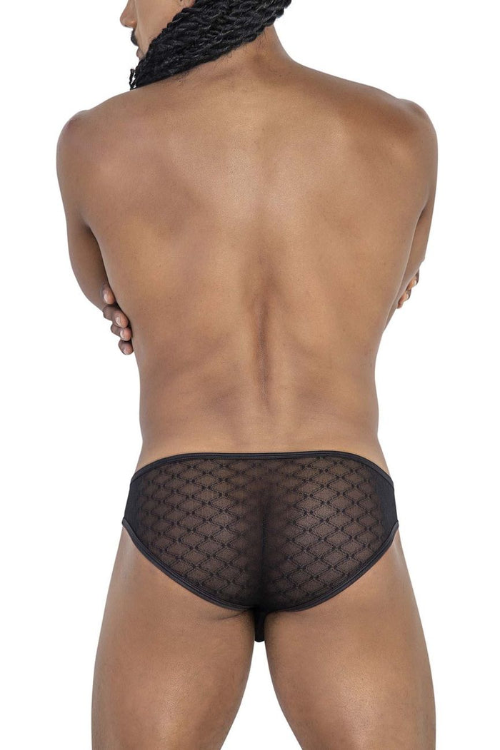 Clever Moda CandyMan 99812 Mesh Briefs Color Black