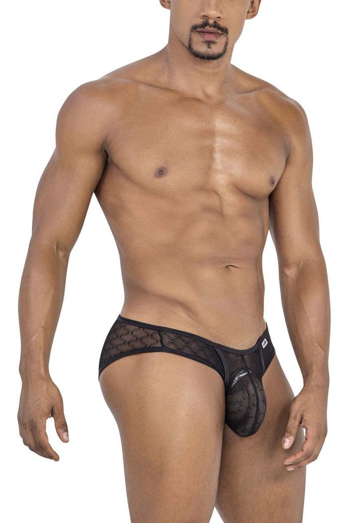 Clever Moda CandyMan 99812 Mesh Briefs Color Black