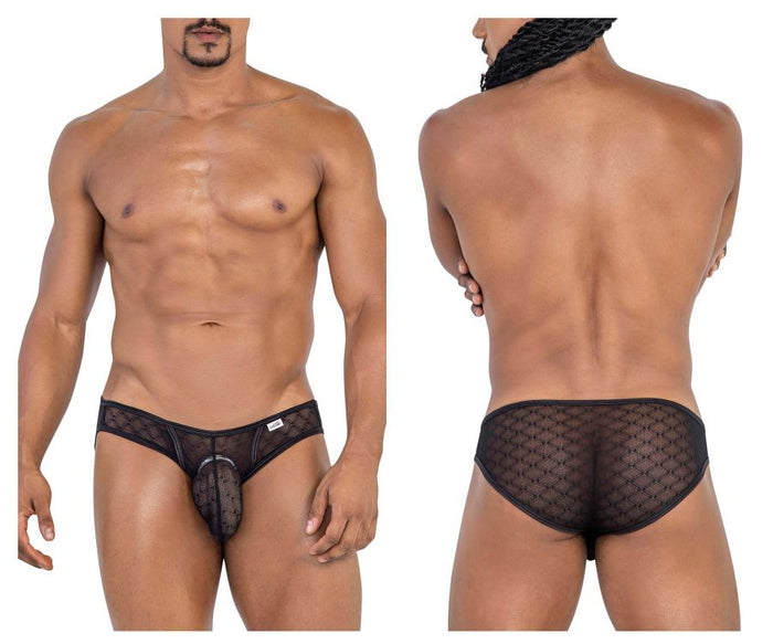 clever moda CandyMan 99812 Mesh Briefs Color Black