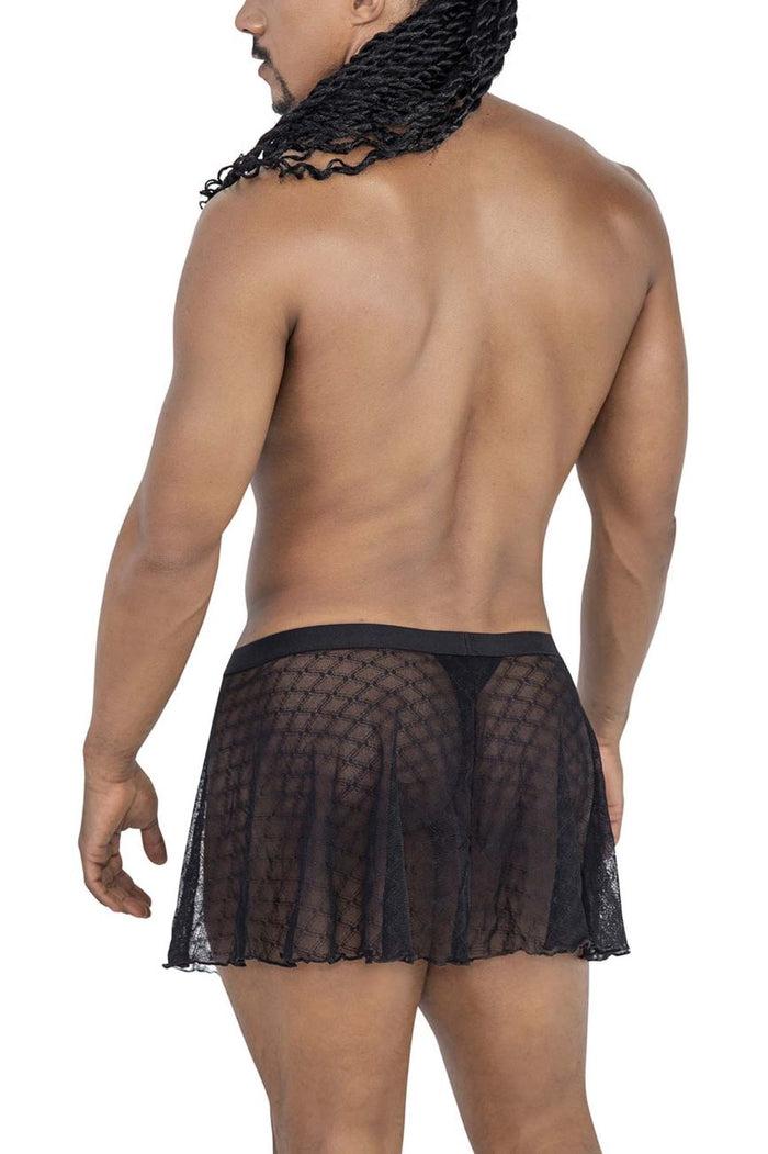 Clever Moda CandyMan 99813 Mesh Skirt Color Black