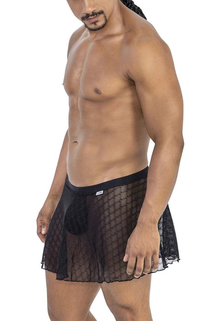 Clever Moda CandyMan 99813 Mesh Skirt Color Black
