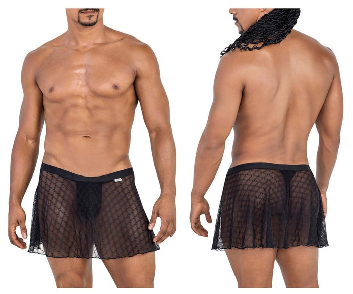 clever moda CandyMan 99813 Mesh Skirt Color Black