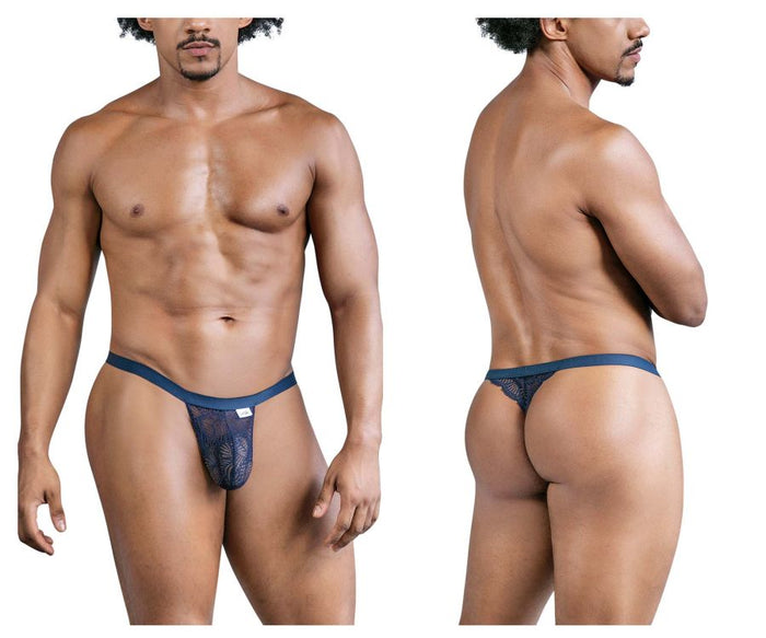 clever moda CandyMan 99823 Lace Thongs Color Blue