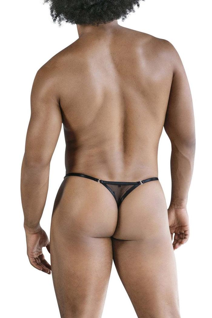 Clever Moda CandyMan 99824 Mesh Thongs Color Black