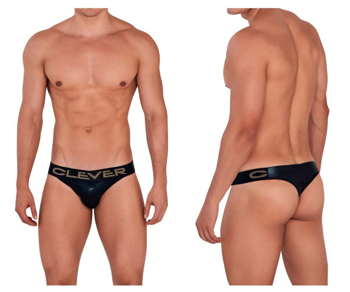 clever moda Clever 1410 Earth Thongs Color Black