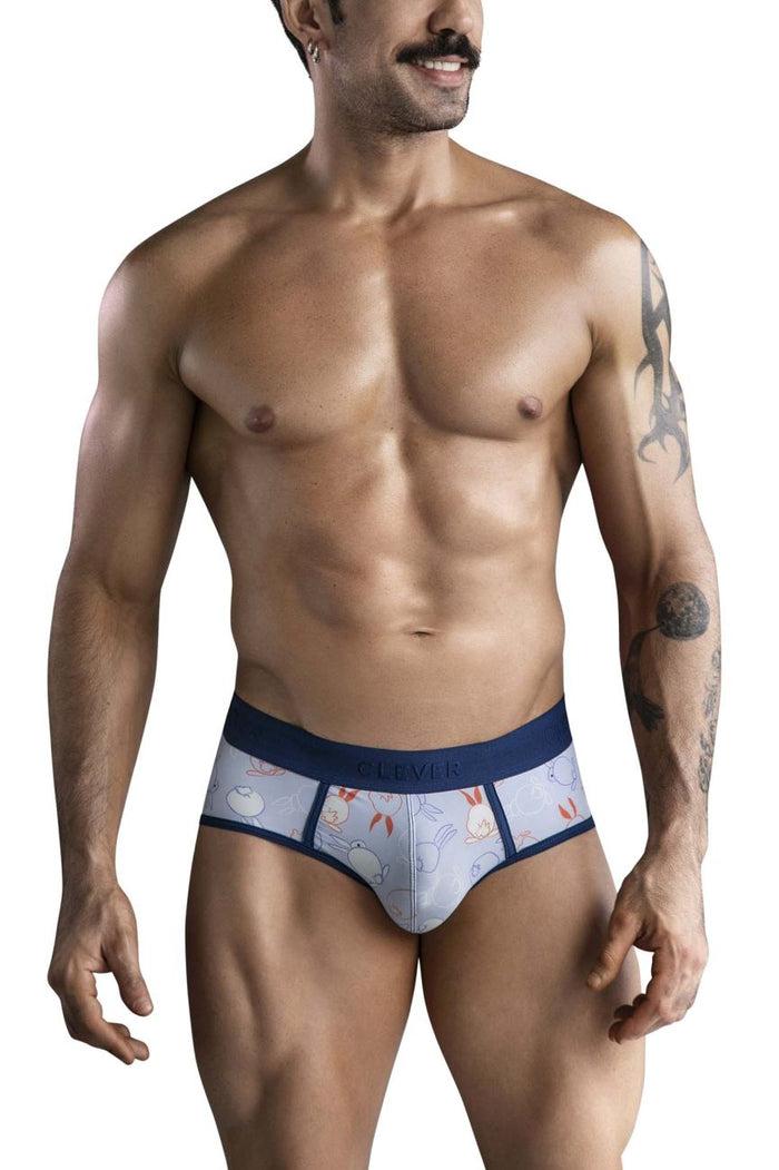 Clever Moda Clever 1724 Coney Briefs Color Blue