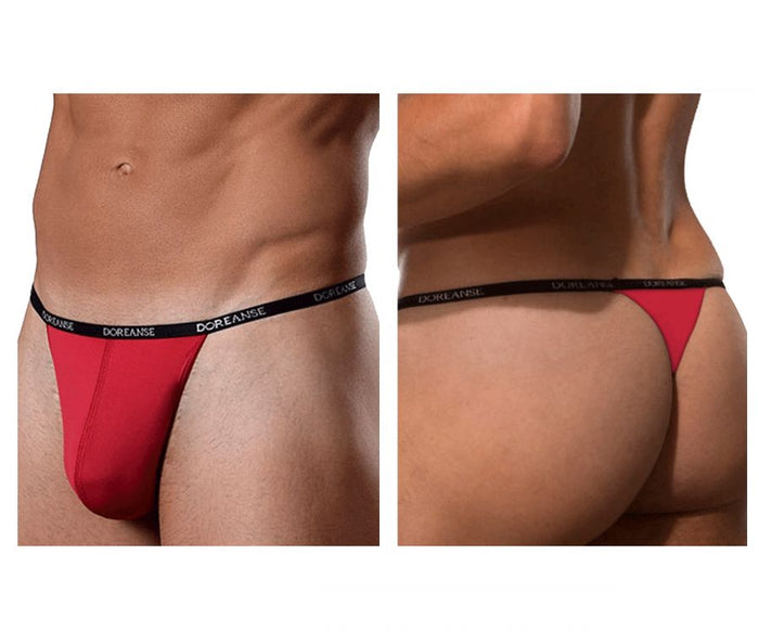 Clever Moda Doreanse 1390-RED Aire Thong Color Red