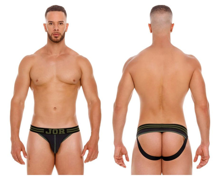 clever moda JOR 2059 College Jockstrap Color Black