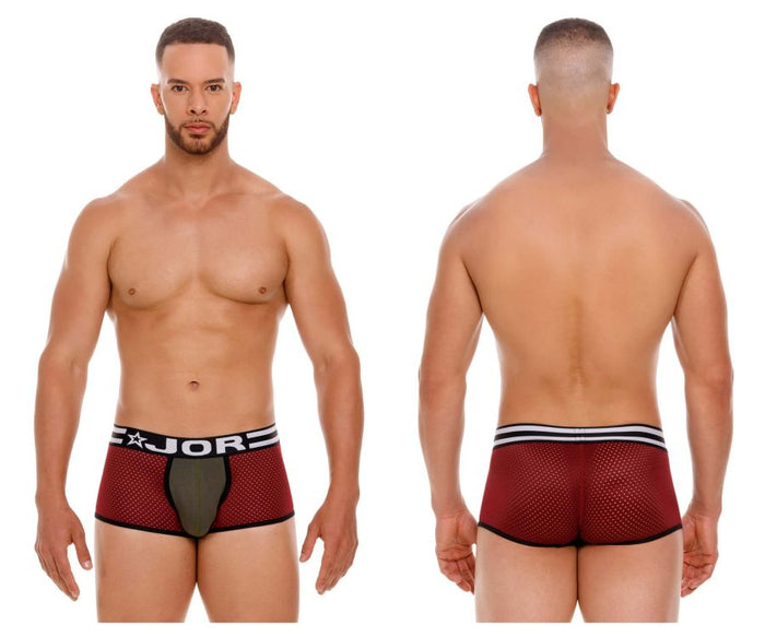 clever moda JOR 2076 Army Trunks Color Wine