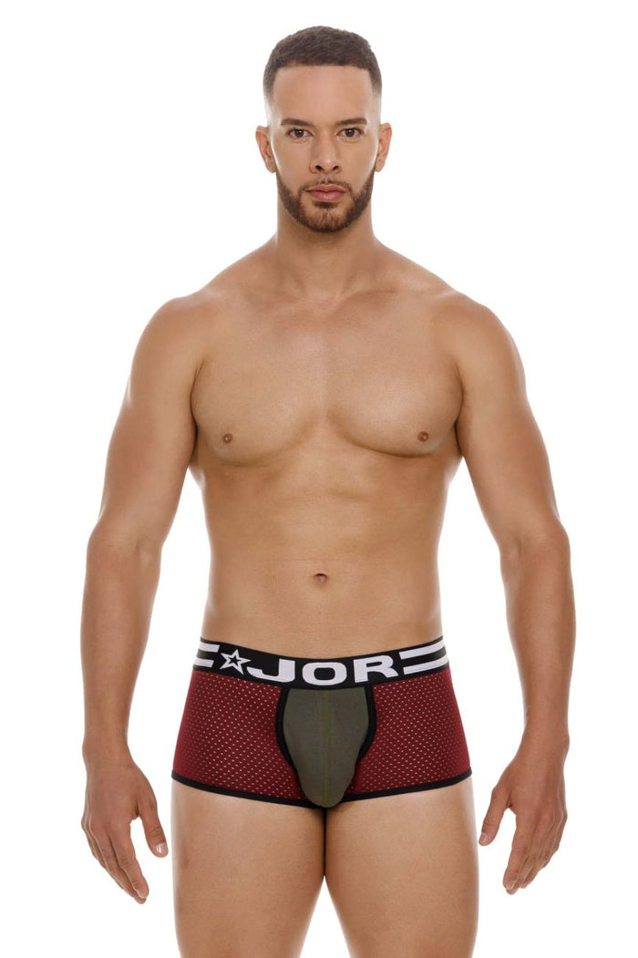 Clever Moda JOR 2076 Army Trunks Color Wine