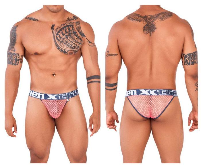 clever moda Xtremen 91117 Lace Bikini Color Coral