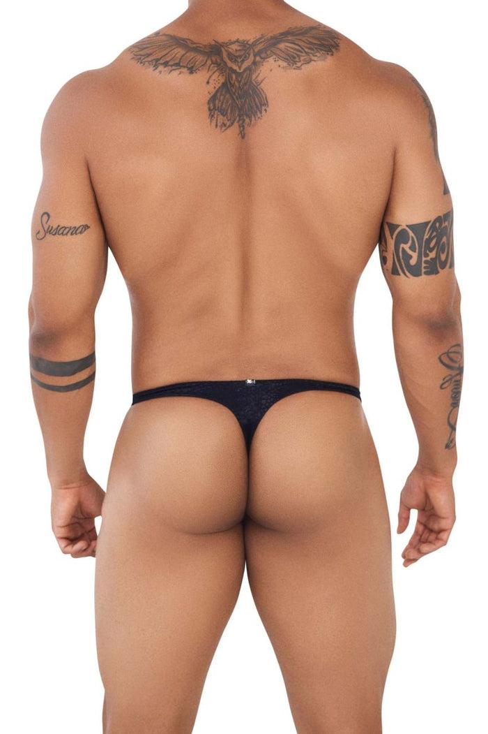 Clever Moda Xtremen 91120 Lace Thongs Color Black
