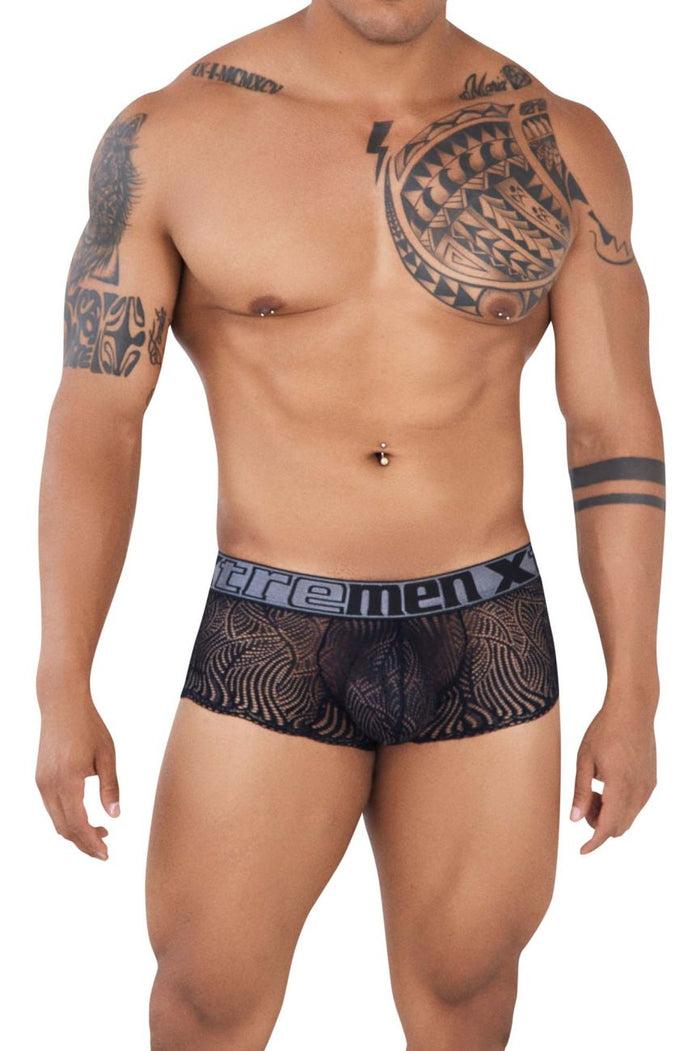 Clever Moda Xtremen 91123 Lace Briefs Color Black