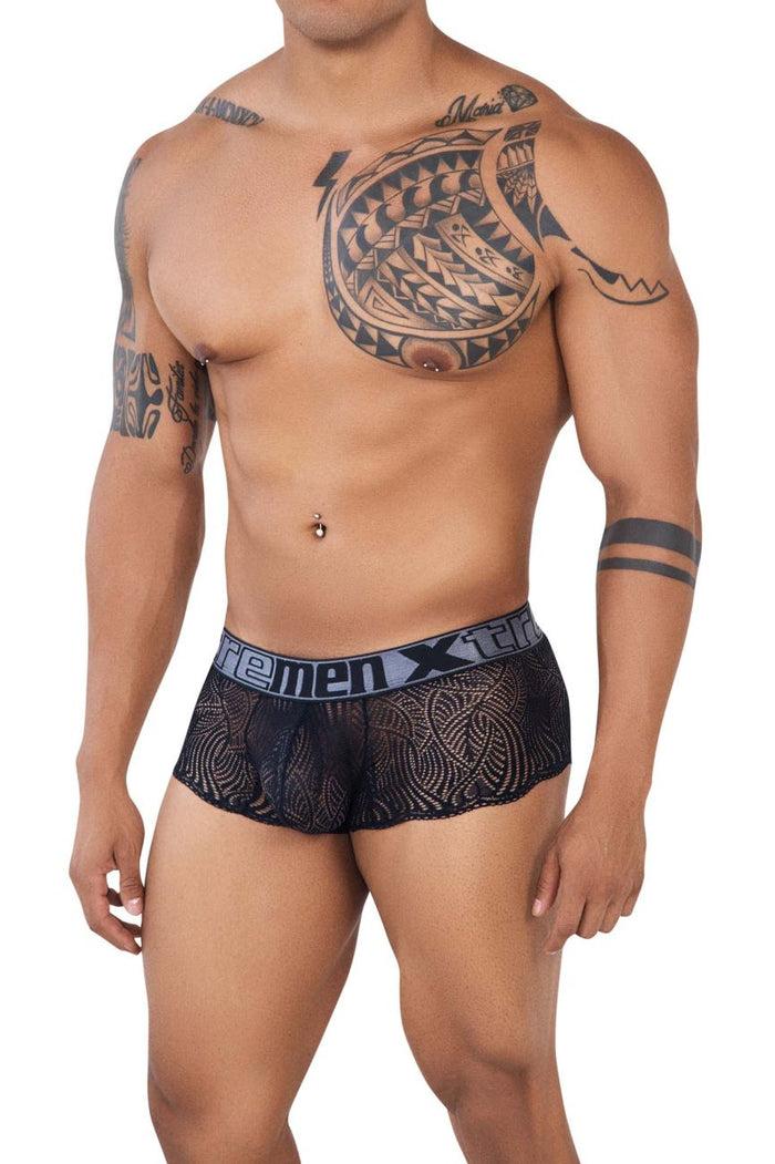 Clever Moda Xtremen 91123 Lace Briefs Color Black