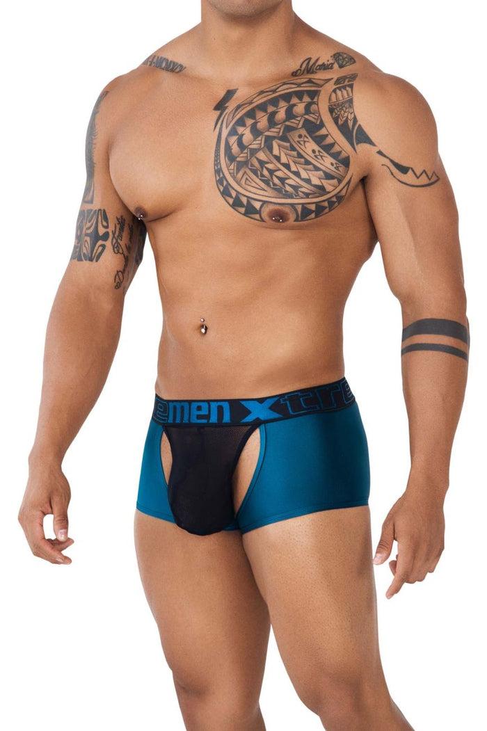 Clever Moda Xtremen 91125 Mesh Trunks Color Petrol