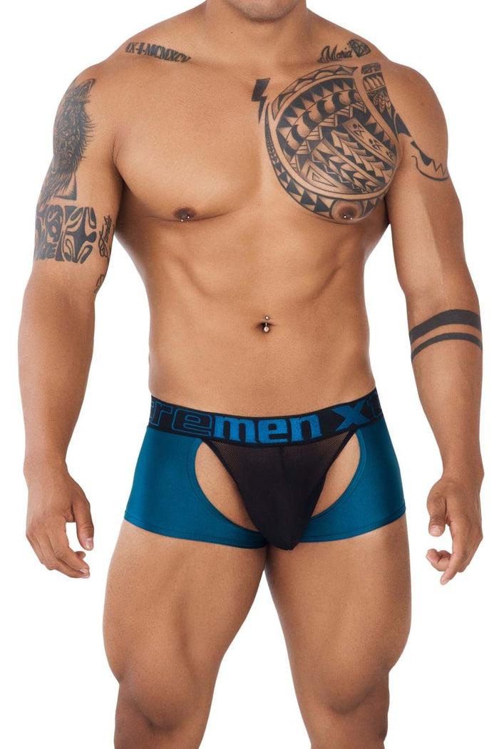 Clever Moda Xtremen 91125 Mesh Trunks Color Petrol