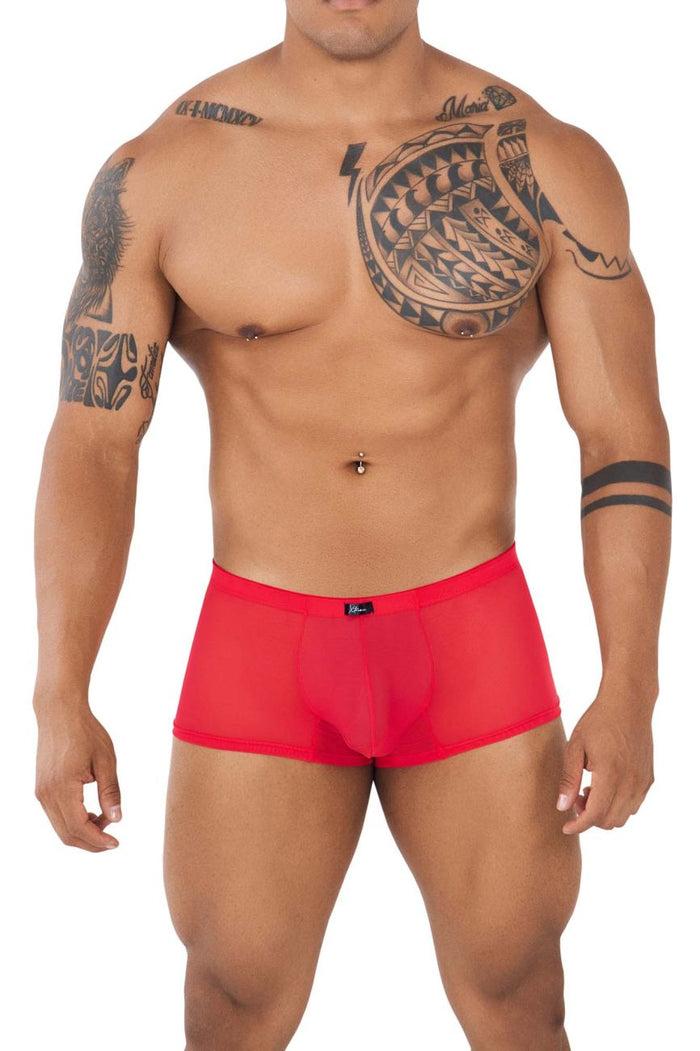 Clever Moda Xtremen 91127 Mesh Trunks Color Red