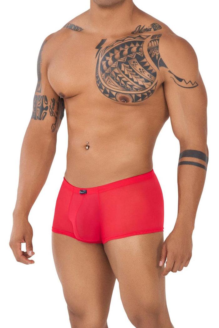 Clever Moda Xtremen 91127 Mesh Trunks Color Red