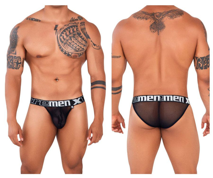 clever moda Xtremen 91136 Mesh Bikini Color Black