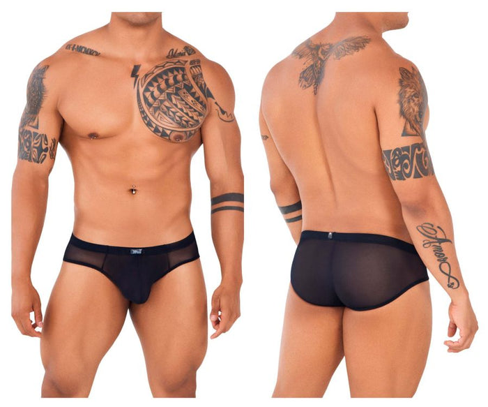 clever moda Xtremen 91138 Mesh Briefs Color Black
