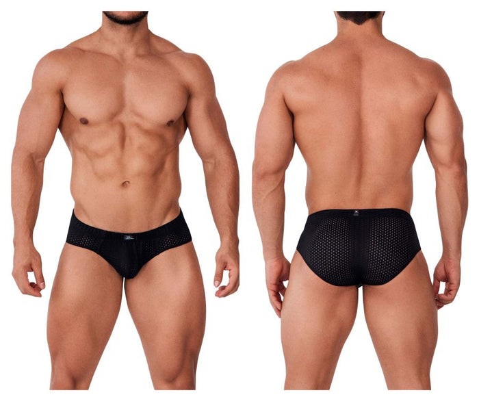 clever moda Xtremen 91169 Mesh Briefs Color Black