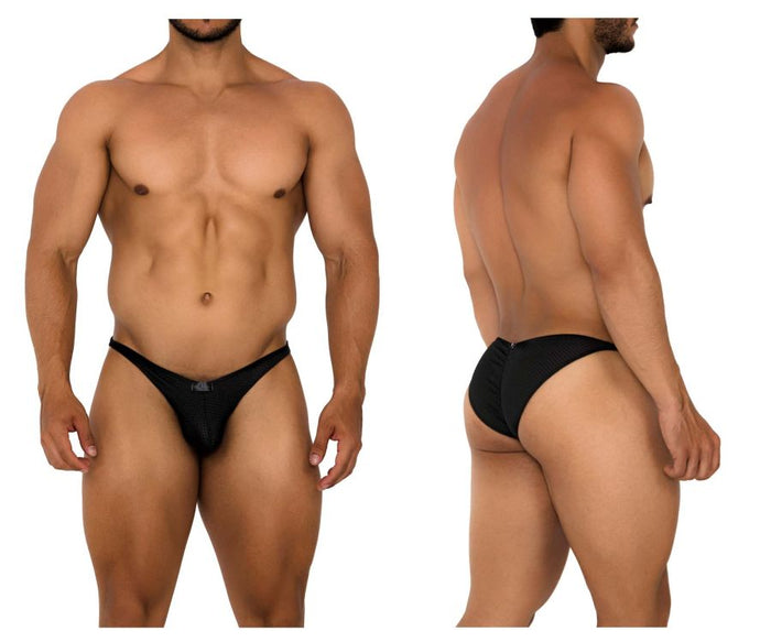 clever moda Xtremen 91186 Mesh Bikini Color Black