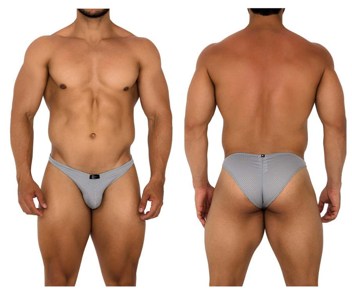 clever moda Xtremen 91186 Mesh Bikini Color Gray