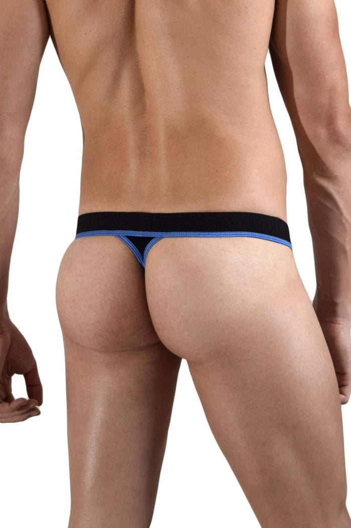 Clever Moda Doreanse 1012-BLK Borderline Thongs Color Black