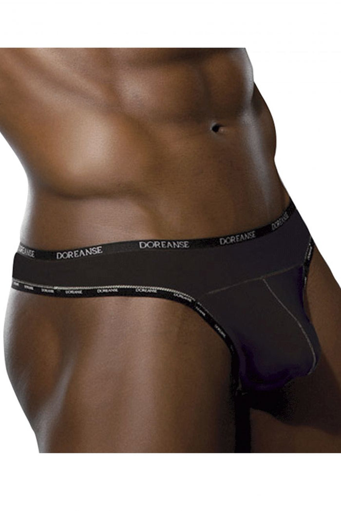 Clever Moda Doreanse 1216-BLK Naked Thong Color Black