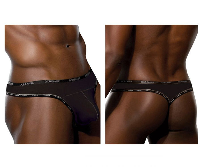 clever moda Doreanse 1216-BLK Naked Thong Color Black