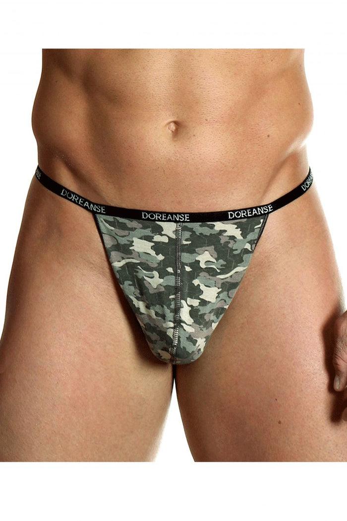 Clever Moda Doreanse 1312-PRN Camouflage Thong Color Printed