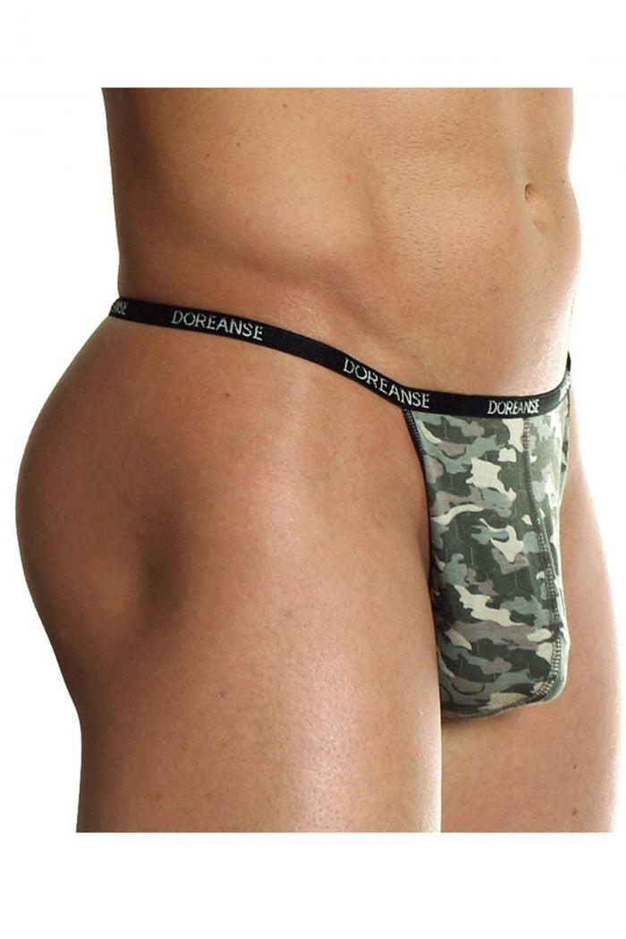 Clever Moda Doreanse 1312-PRN Camouflage Thong Color Printed