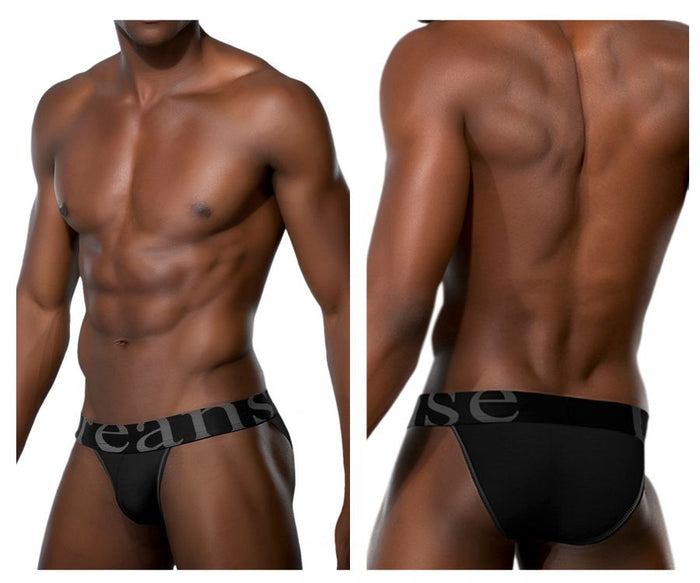 Clever Moda Doreanse 1313-BLK Ribbed Micromodal Bikini Color Black