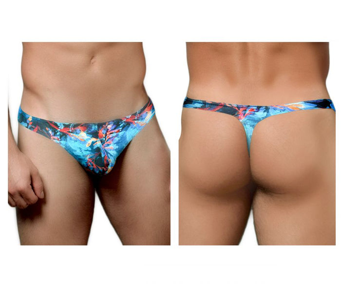 clever moda Doreanse 1341-PRN Deep Sea Thong Color Printed