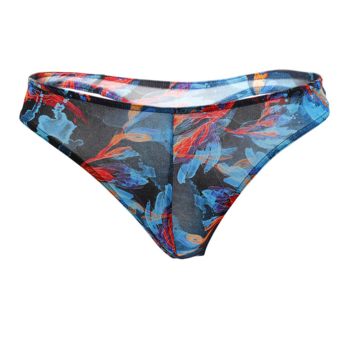 Clever Moda Doreanse 1341-PRN Deep Sea Thong Color Printed