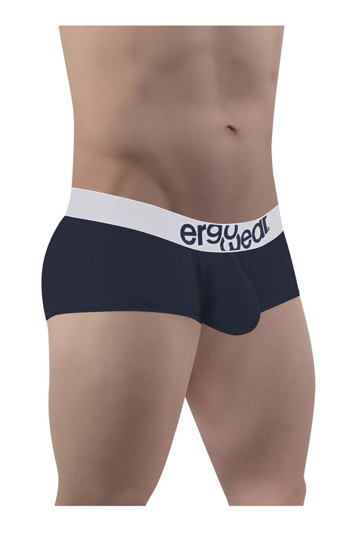 Clever Moda ErgoWear EW1472 MAX COTTON Trunks Color Navy Blue