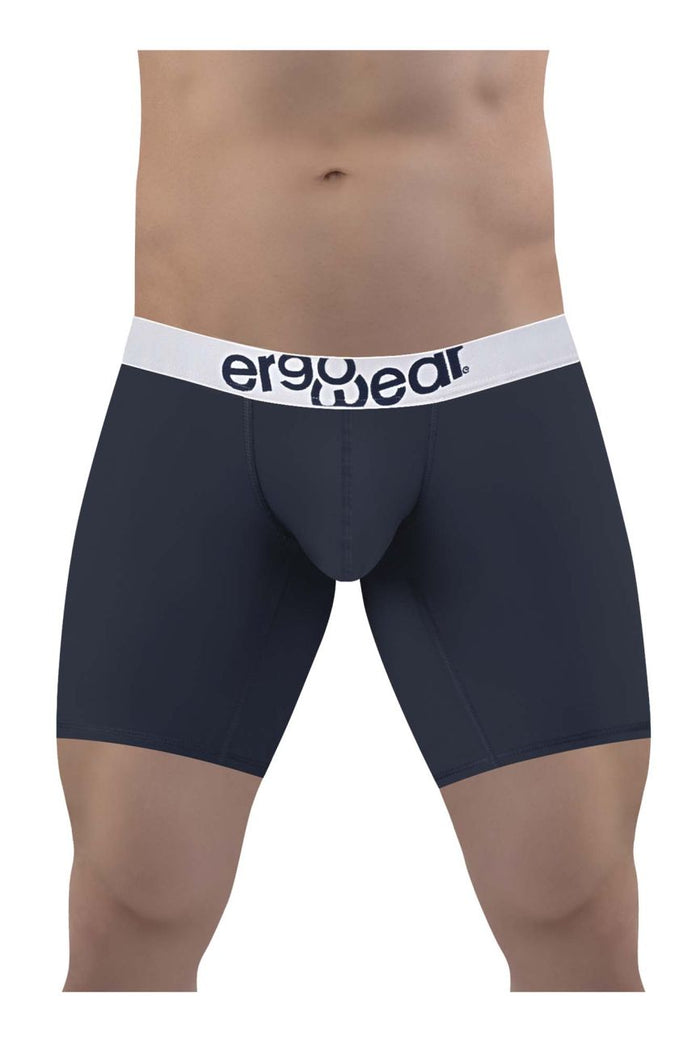 Clever Moda ErgoWear EW1473 MAX COTTON Boxer Briefs Color Navy Blue