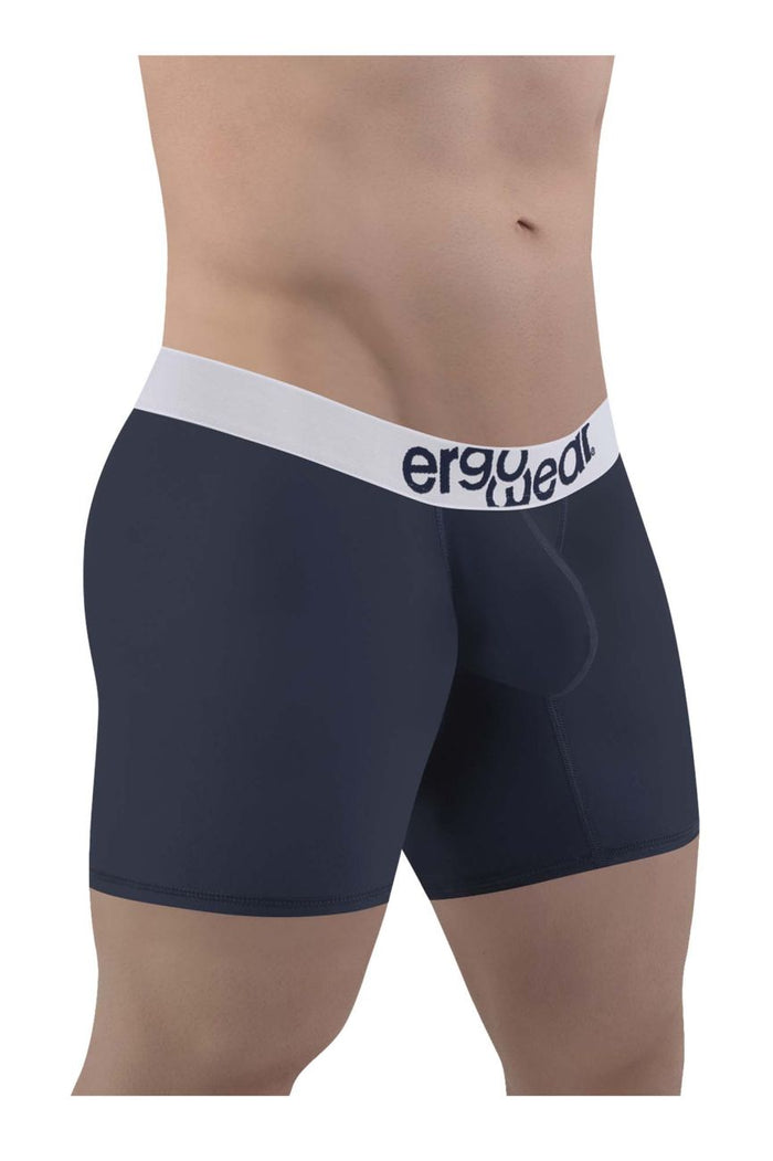 Clever Moda ErgoWear EW1473 MAX COTTON Boxer Briefs Color Navy Blue